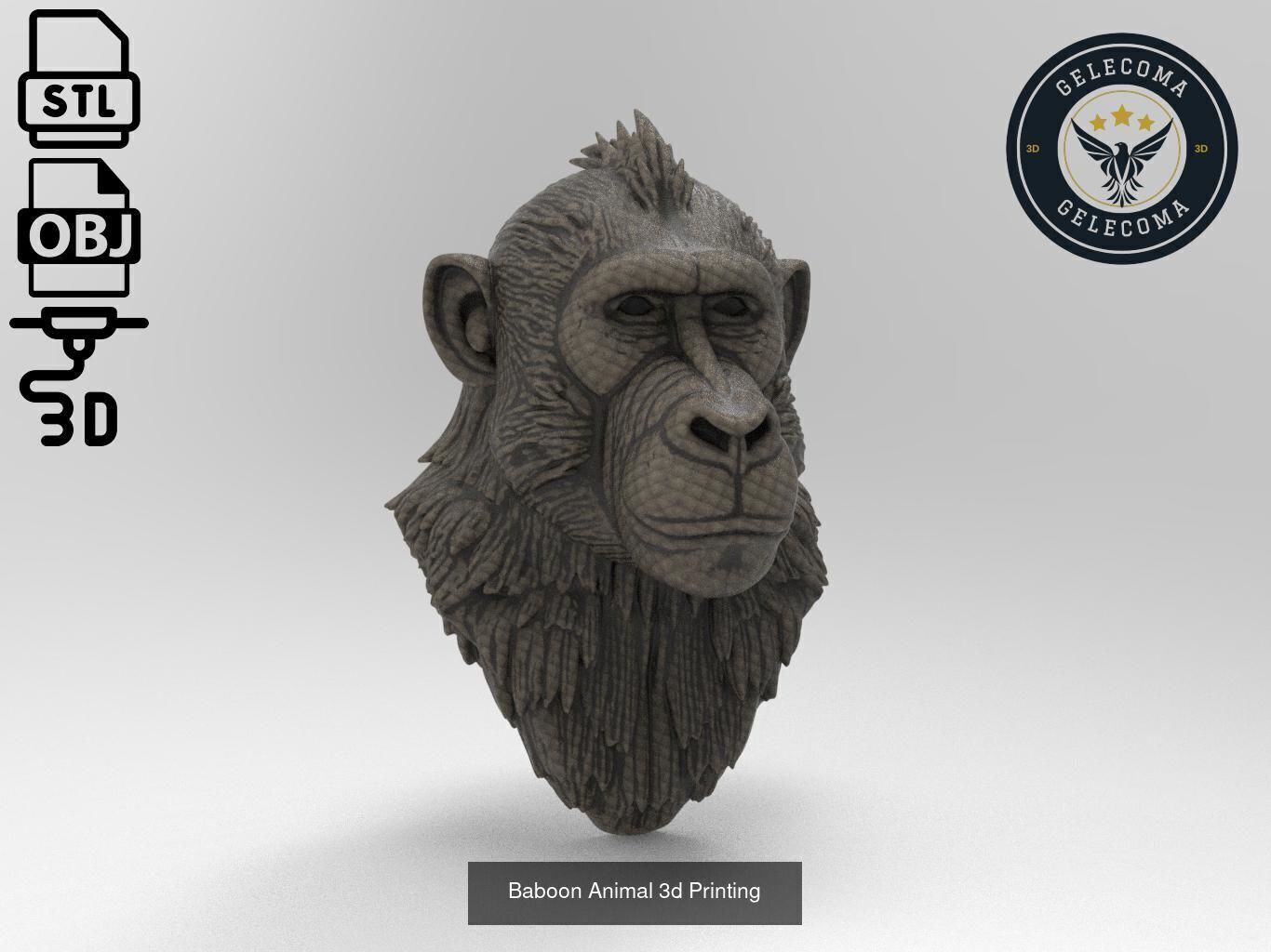 Animal 3D Printing Mega Pack - 92 Different Animal Stl Obj 3D Model Collection_99