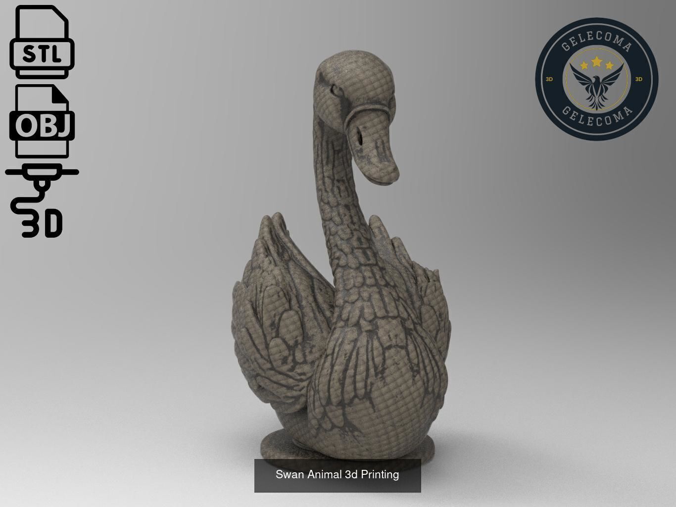 Animal 3D Printing Mega Pack - 92 Different Animal Stl Obj 3D Model Collection_20
