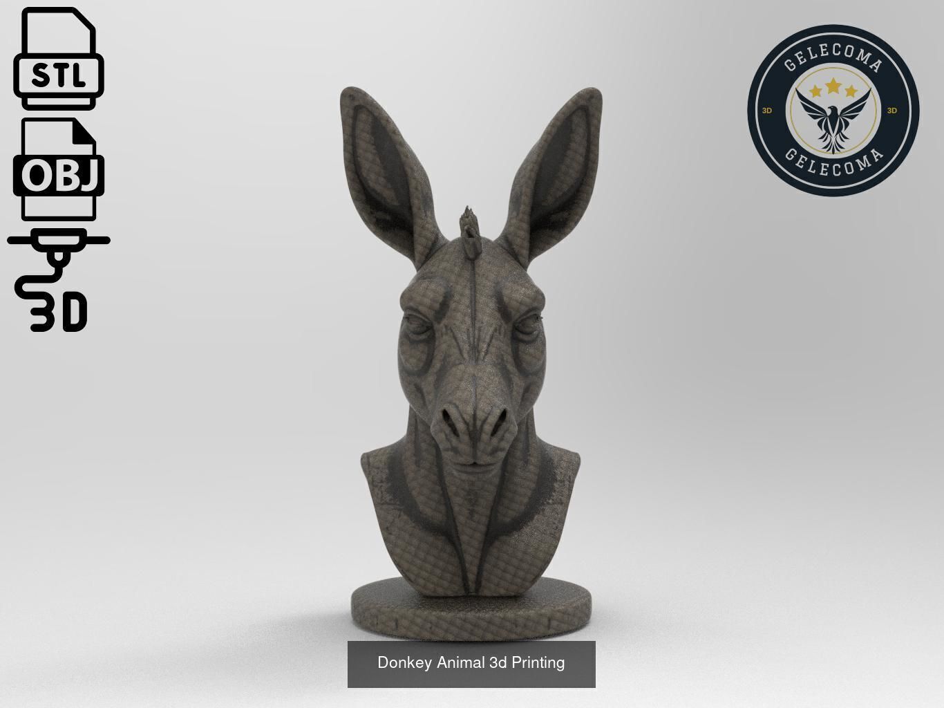 Animal 3D Printing Mega Pack - 92 Different Animal Stl Obj 3D Model Collection_77