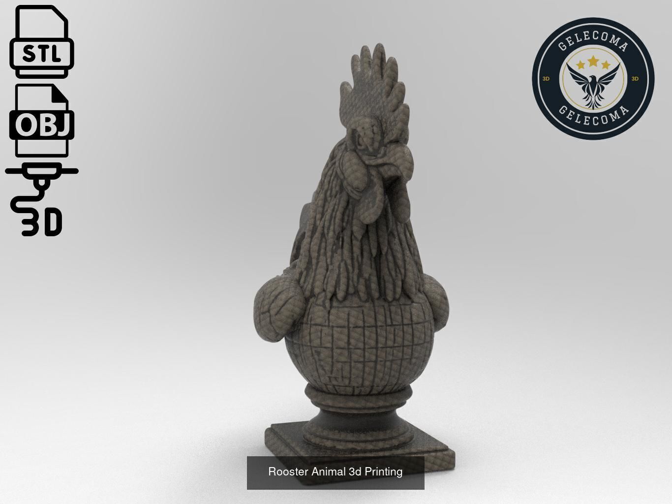 Animal 3D Printing Mega Pack - 92 Different Animal Stl Obj 3D Model Collection_30