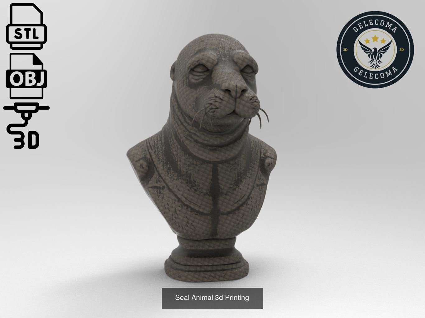 Animal 3D Printing Mega Pack - 92 Different Animal Stl Obj 3D Model Collection_28