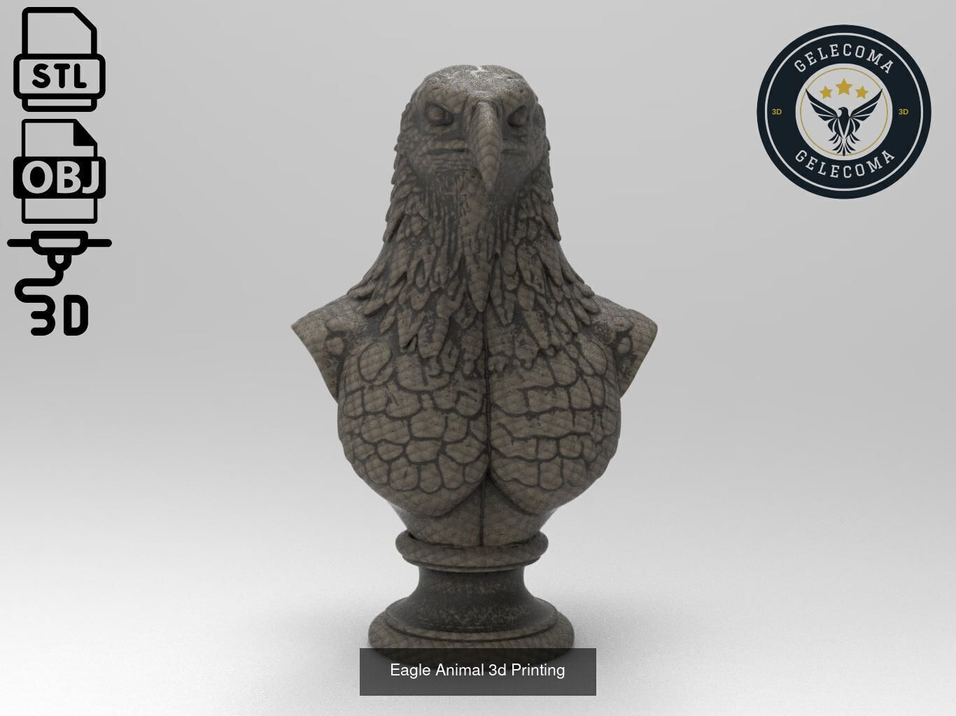 Animal 3D Printing Mega Pack - 92 Different Animal Stl Obj 3D Model Collection_75