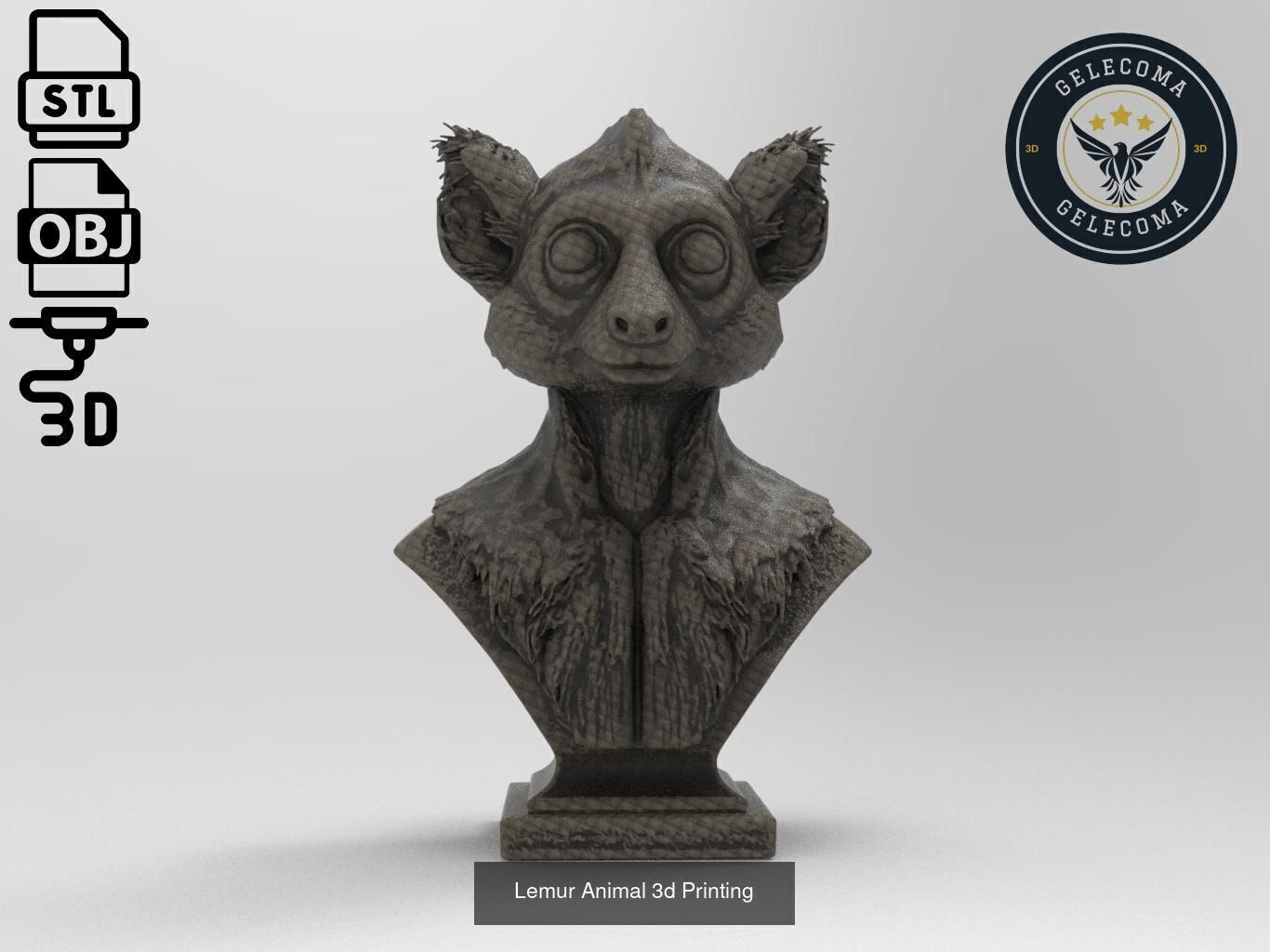 Animal 3D Printing Mega Pack - 92 Different Animal Stl Obj 3D Model Collection_55