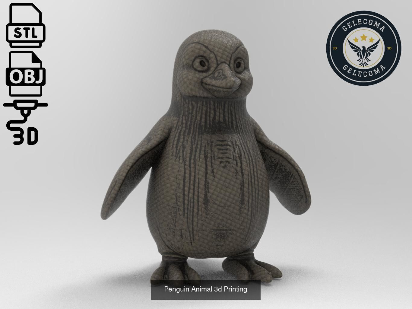 Animal 3D Printing Mega Pack - 92 Different Animal Stl Obj 3D Model Collection_37