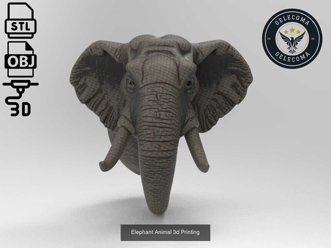 Animal 3D Printing Mega Pack - 92 Different Animal Stl Obj 3D Model Collection_74