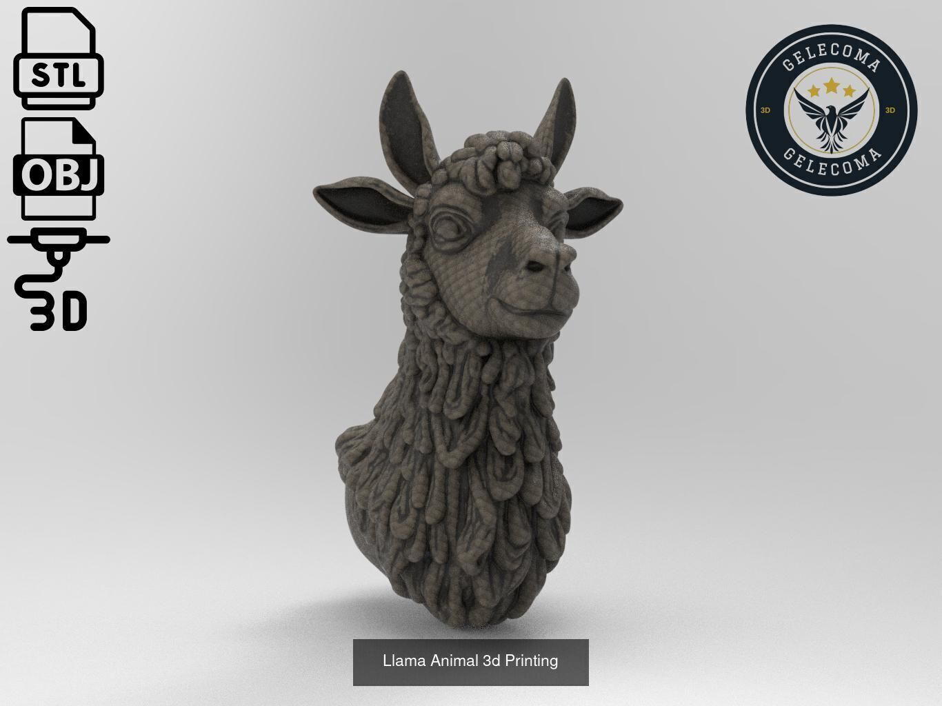 Animal 3D Printing Mega Pack - 92 Different Animal Stl Obj 3D Model Collection_51