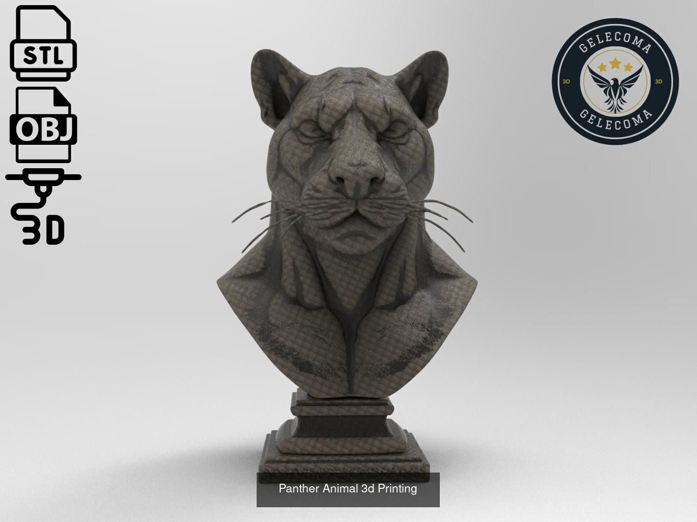 Animal 3D Printing Mega Pack - 92 Different Animal Stl Obj 3D Model Collection_41