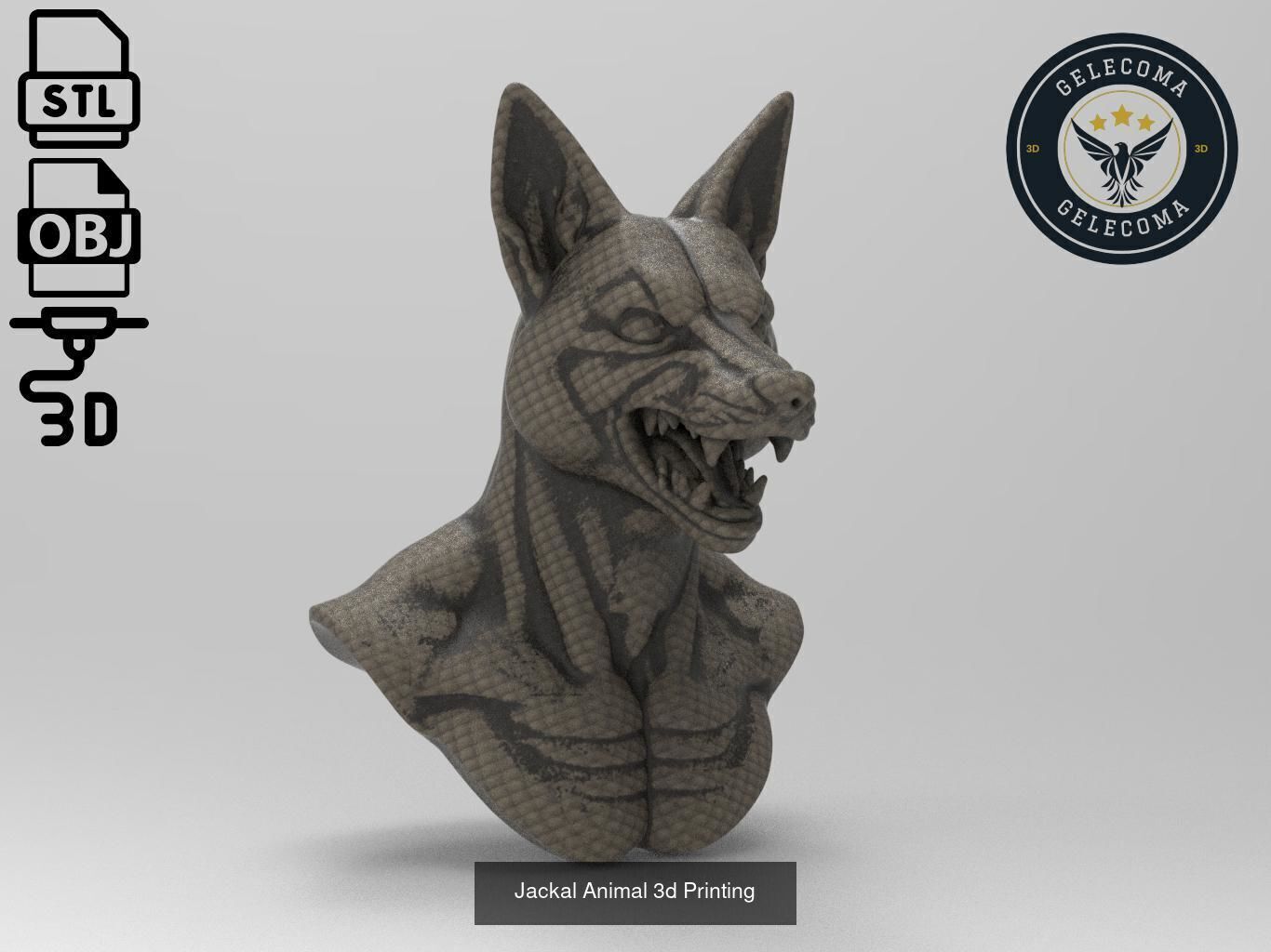 Animal 3D Printing Mega Pack - 92 Different Animal Stl Obj 3D Model Collection_59