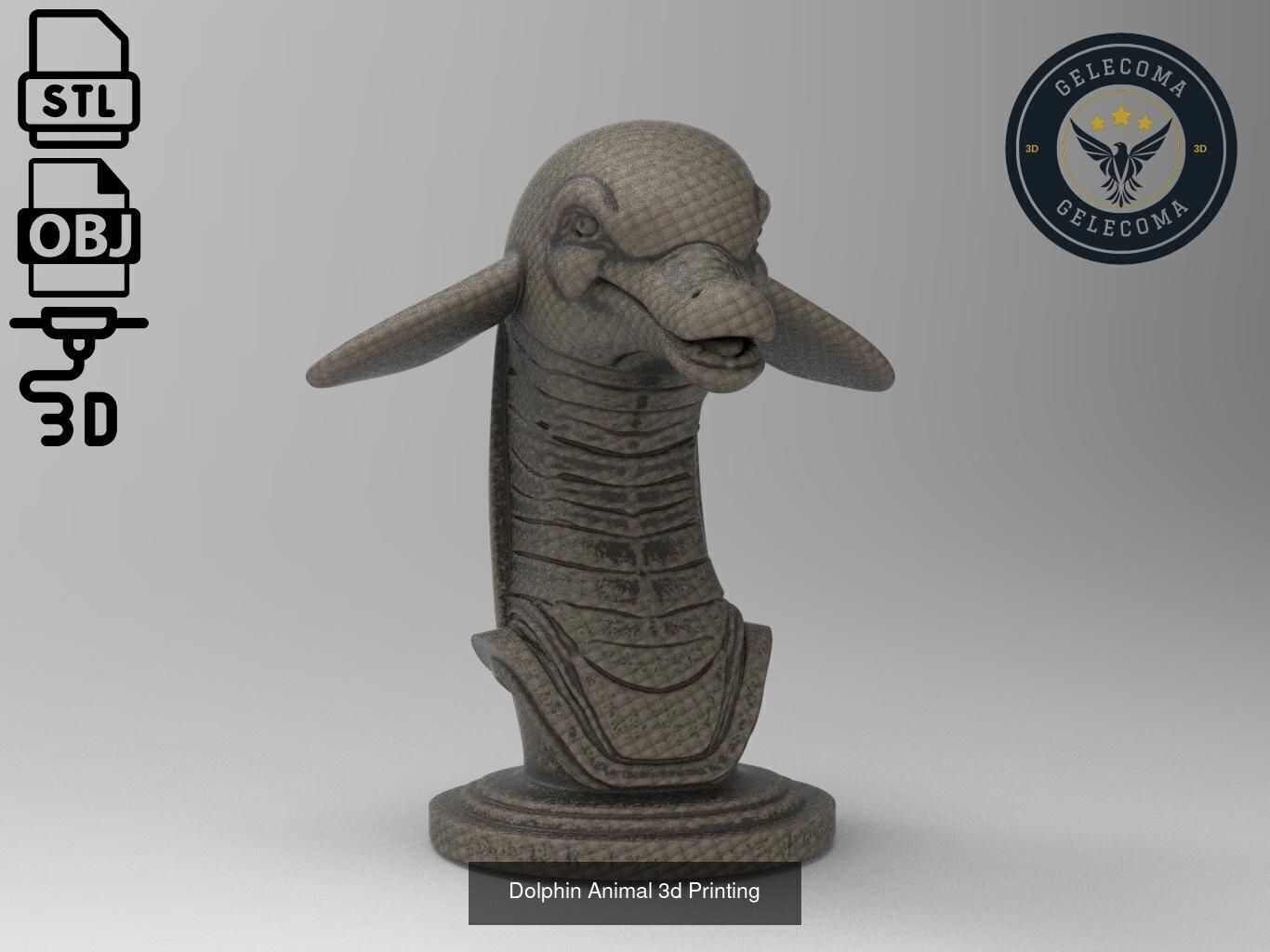Animal 3D Printing Mega Pack - 92 Different Animal Stl Obj 3D Model Collection_78