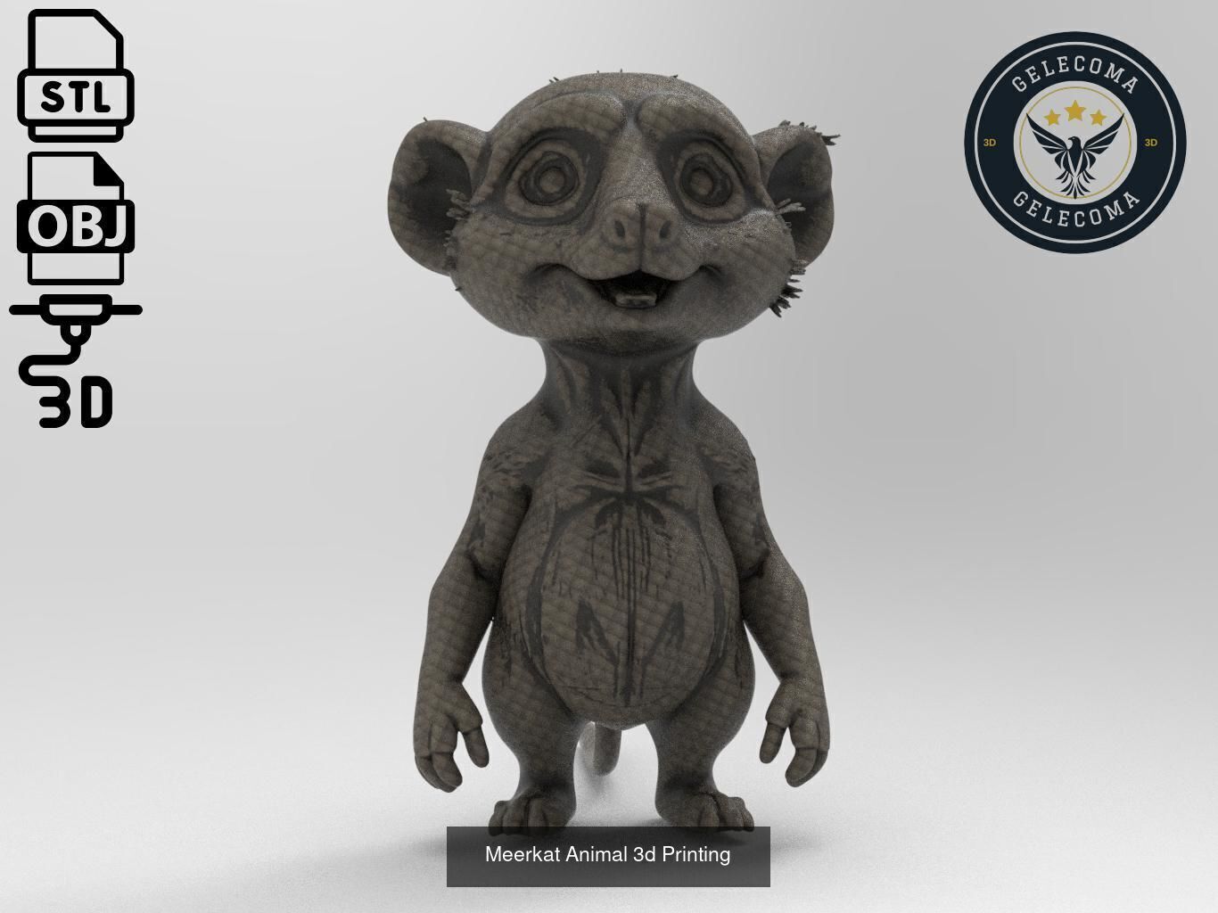 Animal 3D Printing Mega Pack - 92 Different Animal Stl Obj 3D Model Collection_48