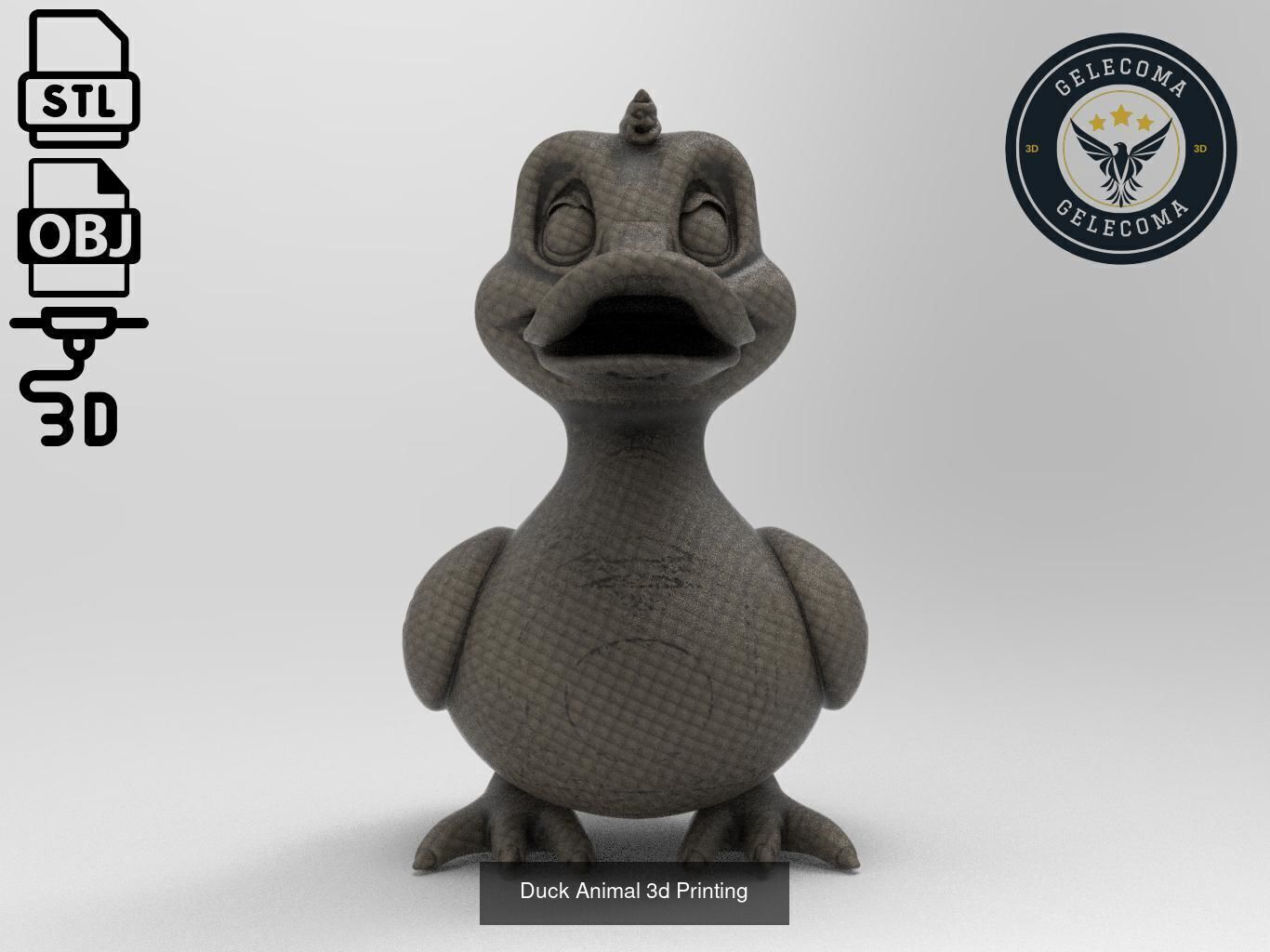 Animal 3D Printing Mega Pack - 92 Different Animal Stl Obj 3D Model Collection_76