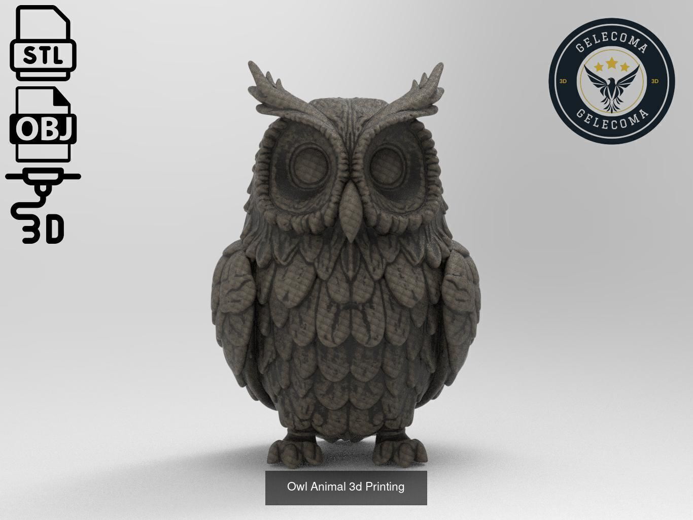 Animal 3D Printing Mega Pack - 92 Different Animal Stl Obj 3D Model Collection_43