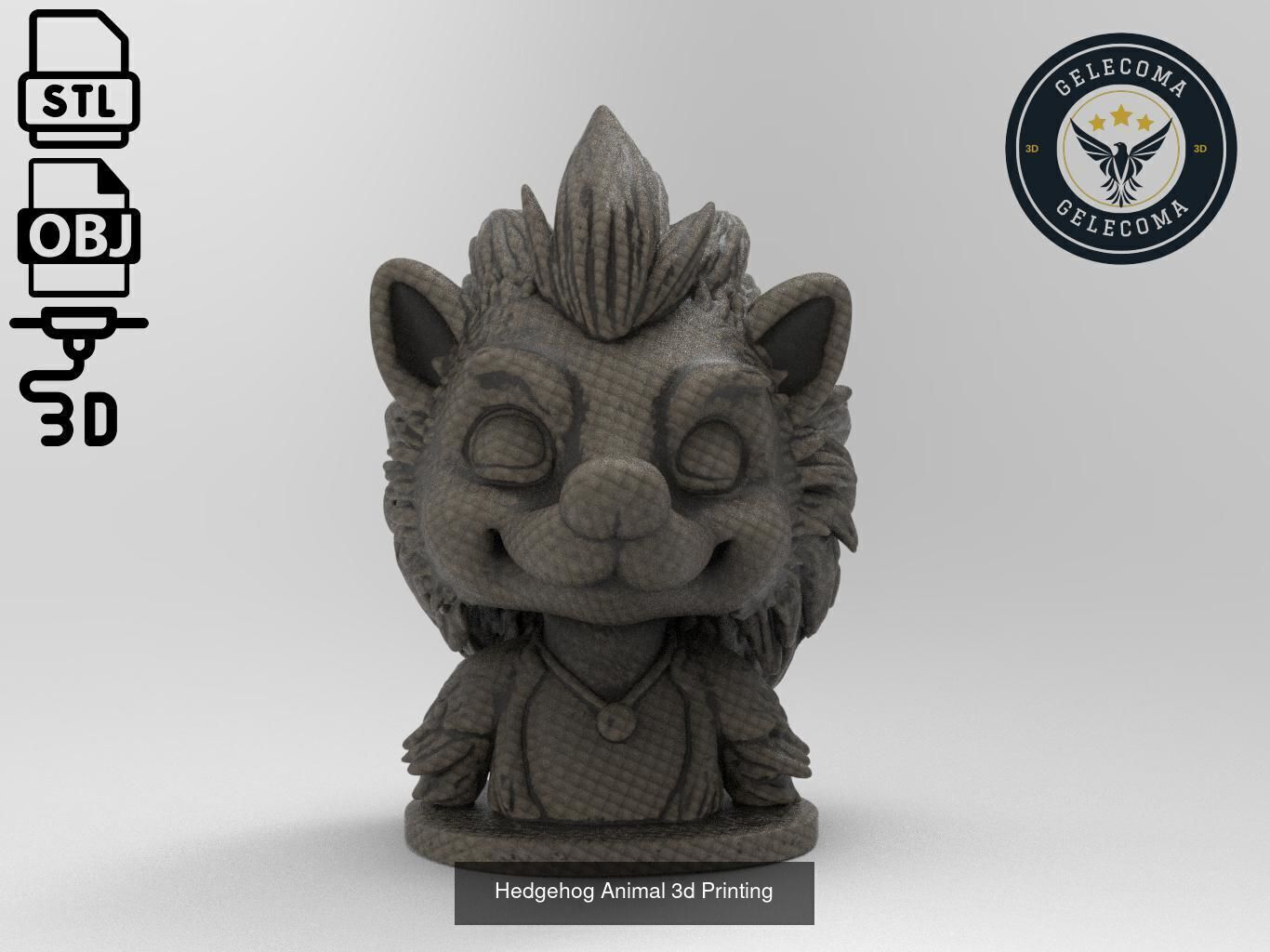 Animal 3D Printing Mega Pack - 92 Different Animal Stl Obj 3D Model Collection_65