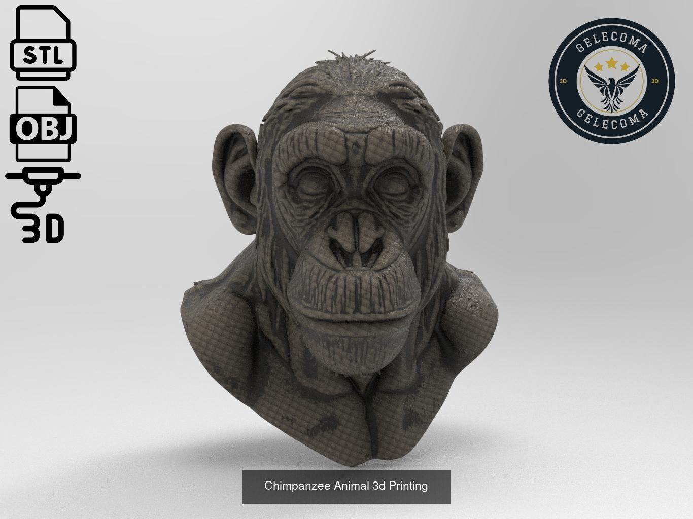 Animal 3D Printing Mega Pack - 92 Different Animal Stl Obj 3D Model Collection_85