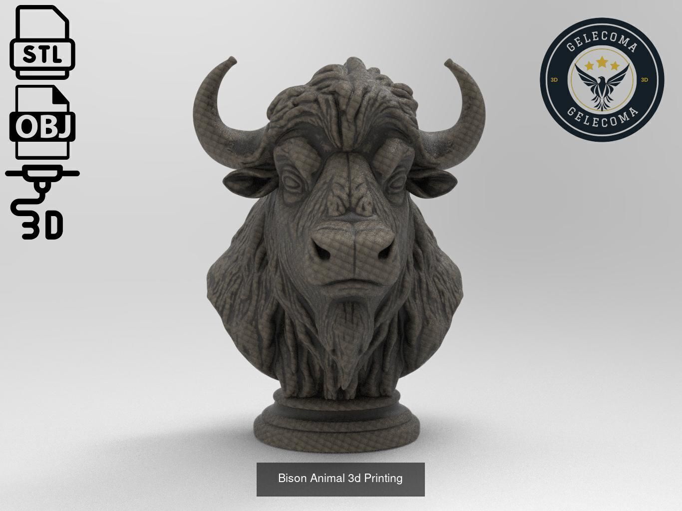 Animal 3D Printing Mega Pack - 92 Different Animal Stl Obj 3D Model Collection_95