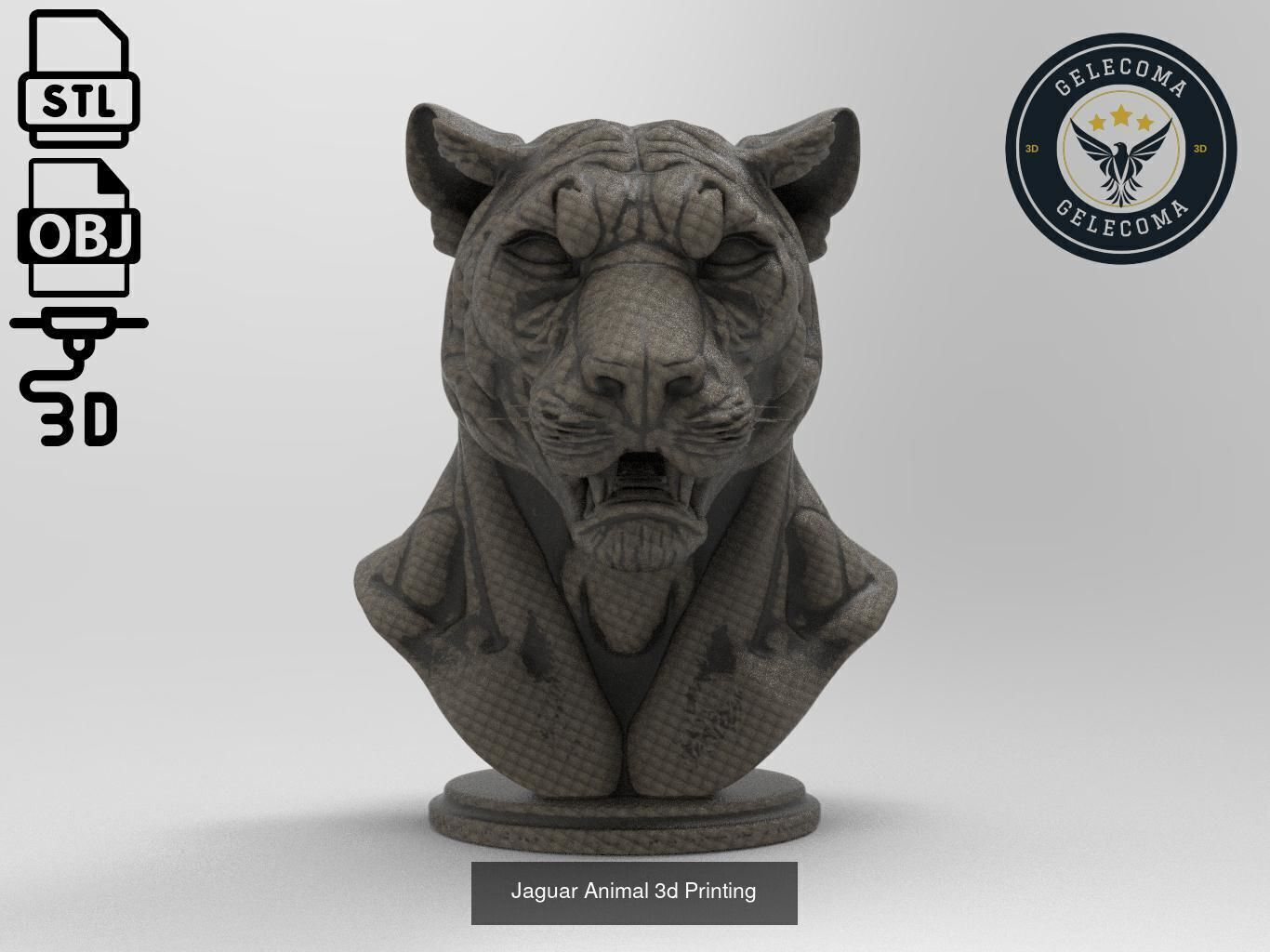 Animal 3D Printing Mega Pack - 92 Different Animal Stl Obj 3D Model Collection_58