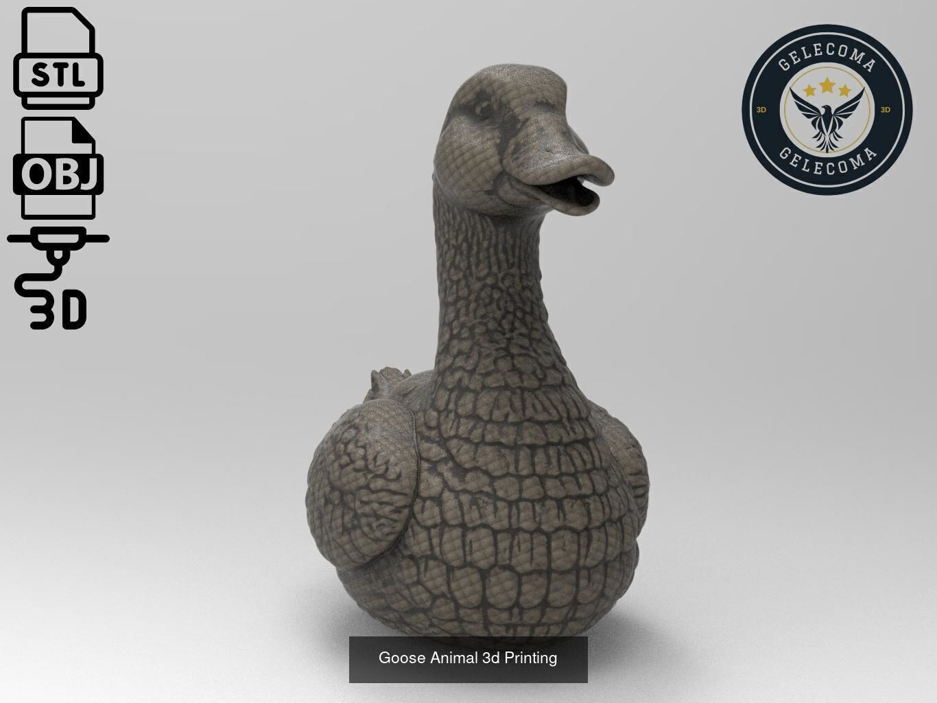 Animal 3D Printing Mega Pack - 92 Different Animal Stl Obj 3D Model Collection_68