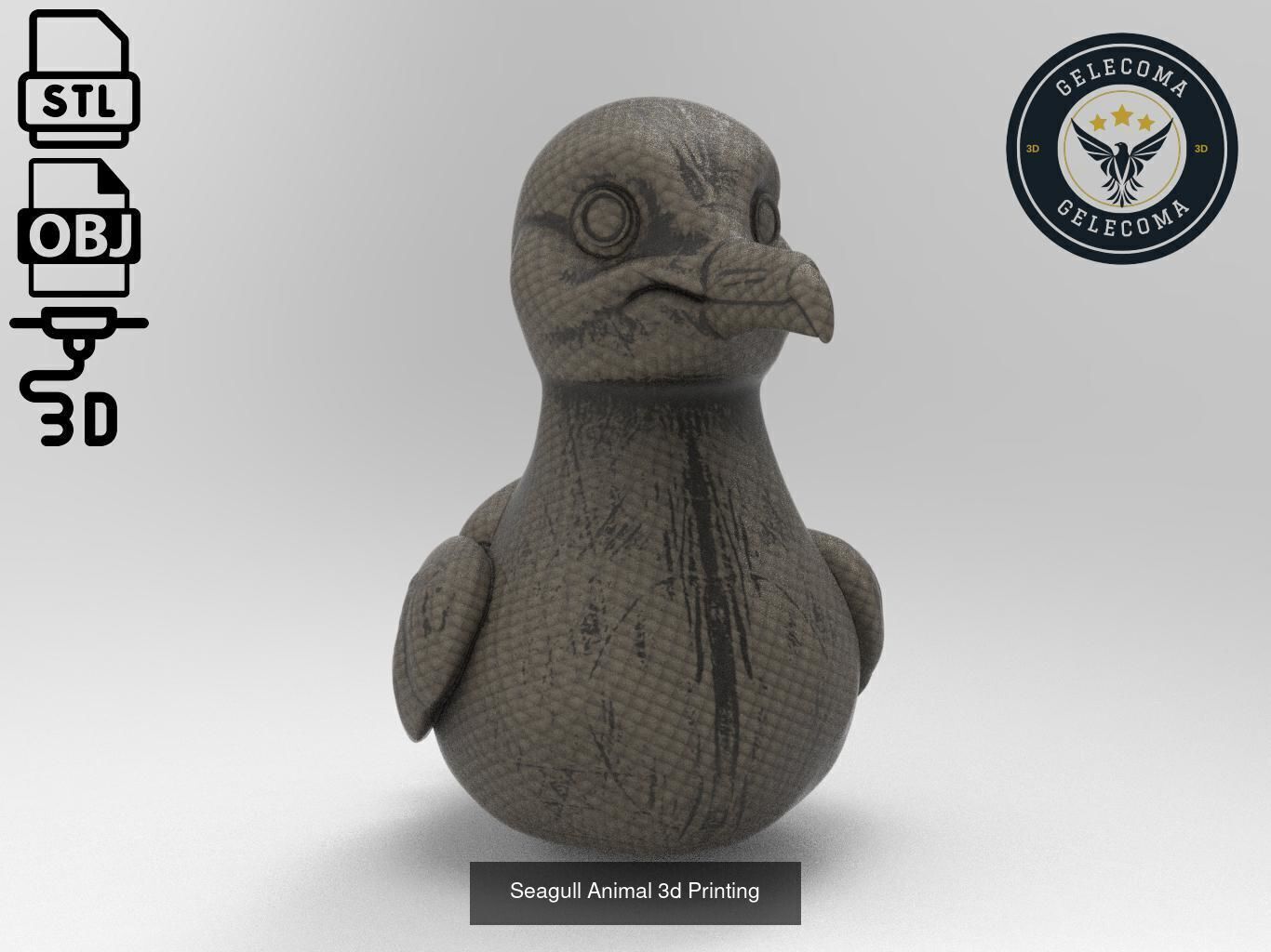 Animal 3D Printing Mega Pack - 92 Different Animal Stl Obj 3D Model Collection_29