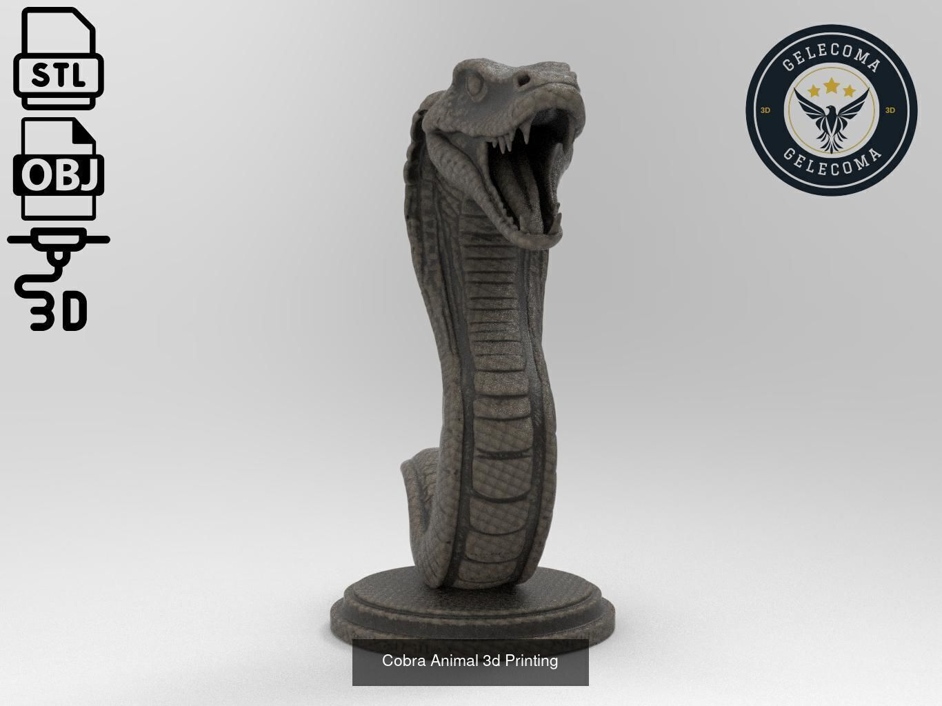 Animal 3D Printing Mega Pack - 92 Different Animal Stl Obj 3D Model Collection_84