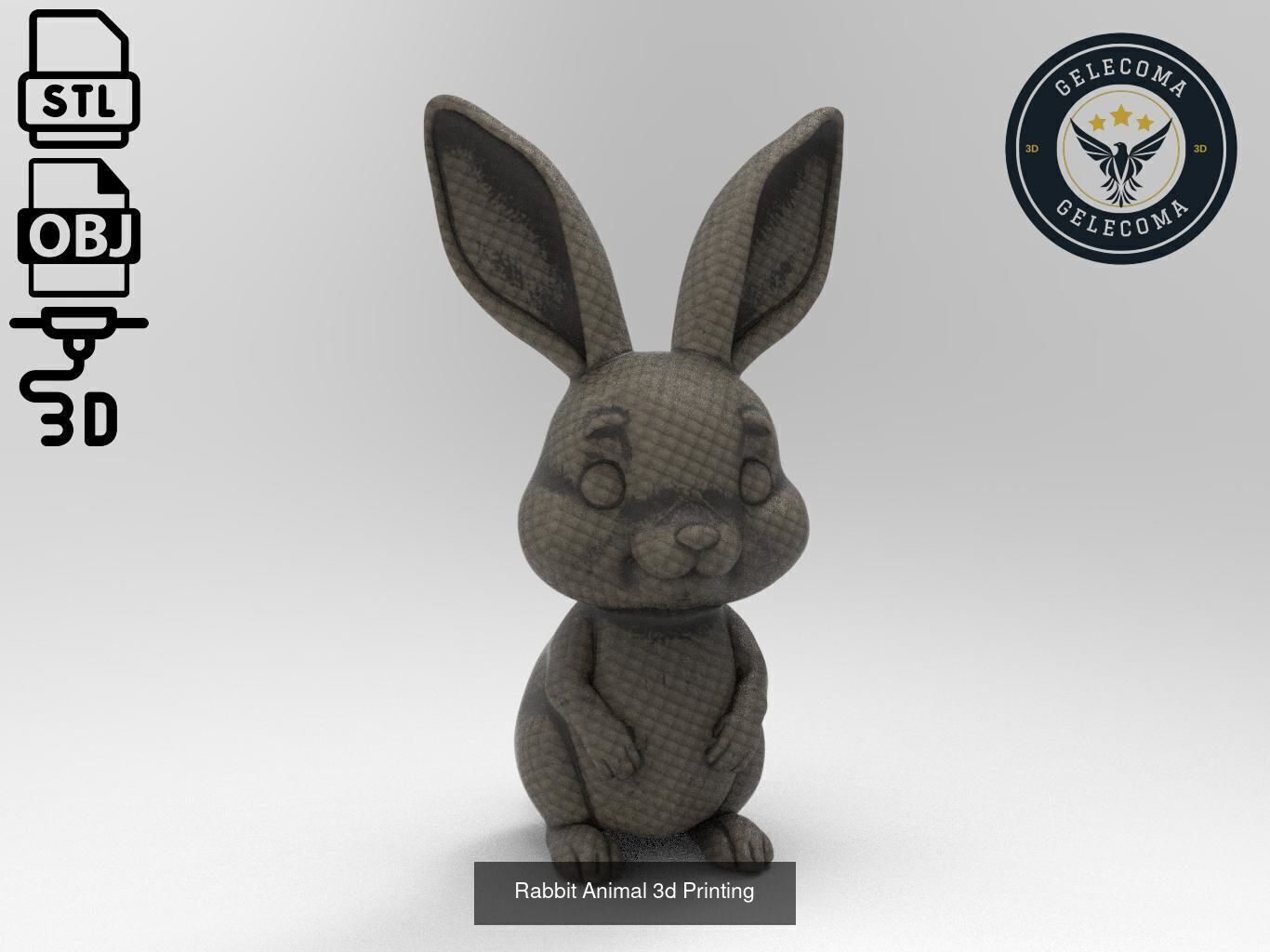 Animal 3D Printing Mega Pack - 92 Different Animal Stl Obj 3D Model Collection_33