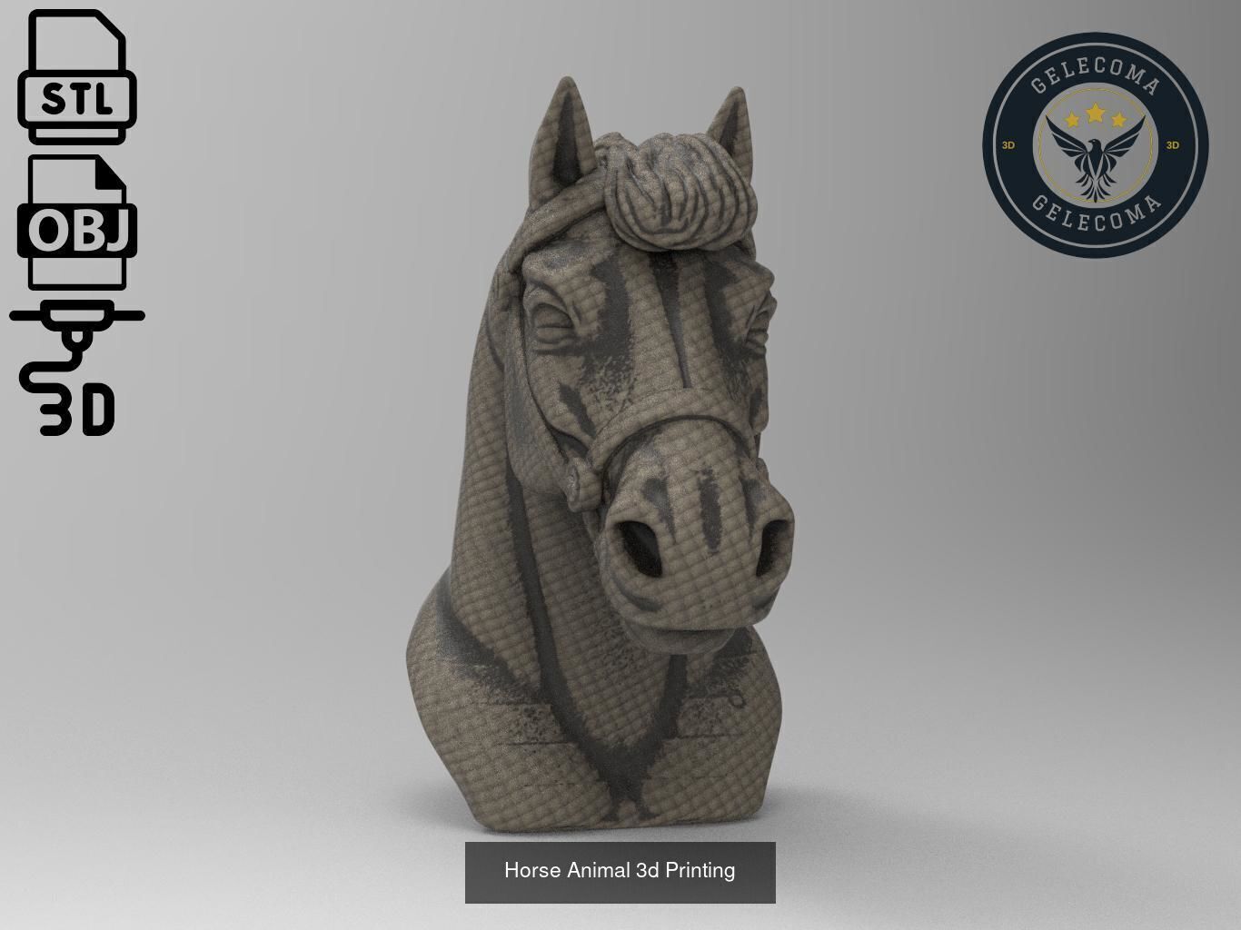 Animal 3D Printing Mega Pack - 92 Different Animal Stl Obj 3D Model Collection_62