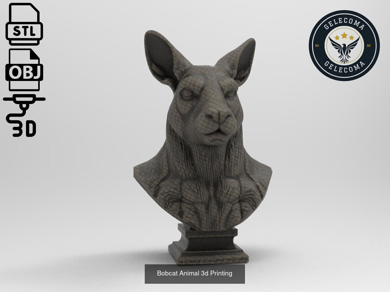 Animal 3D Printing Mega Pack - 92 Different Animal Stl Obj 3D Model Collection_94