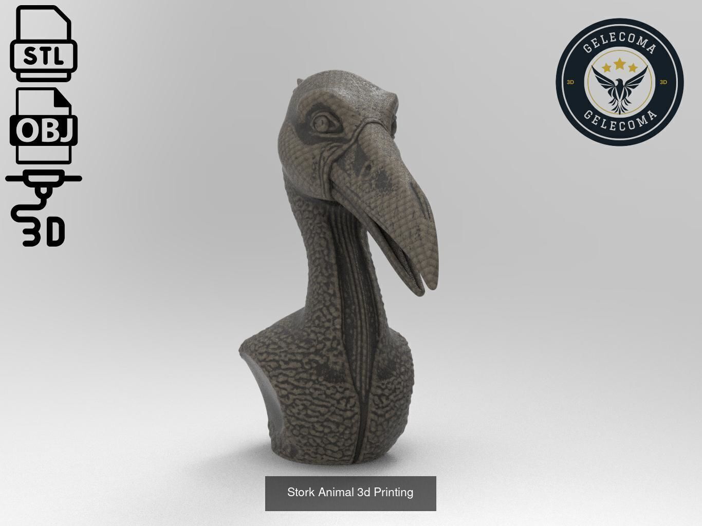 Animal 3D Printing Mega Pack - 92 Different Animal Stl Obj 3D Model Collection_21