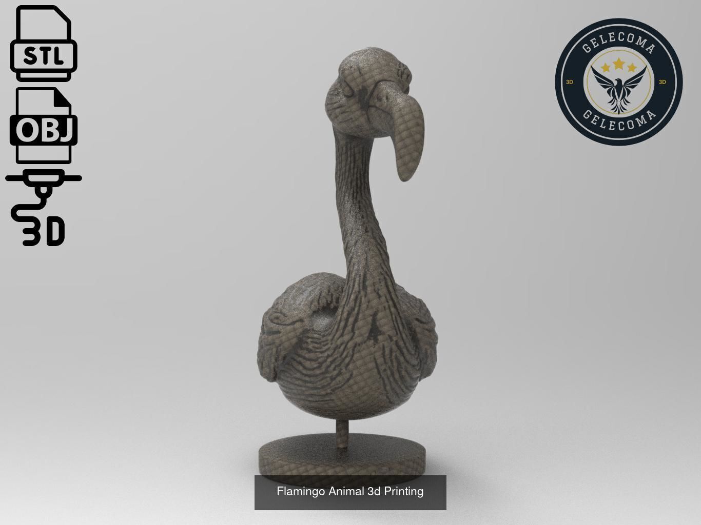 Animal 3D Printing Mega Pack - 92 Different Animal Stl Obj 3D Model Collection_72