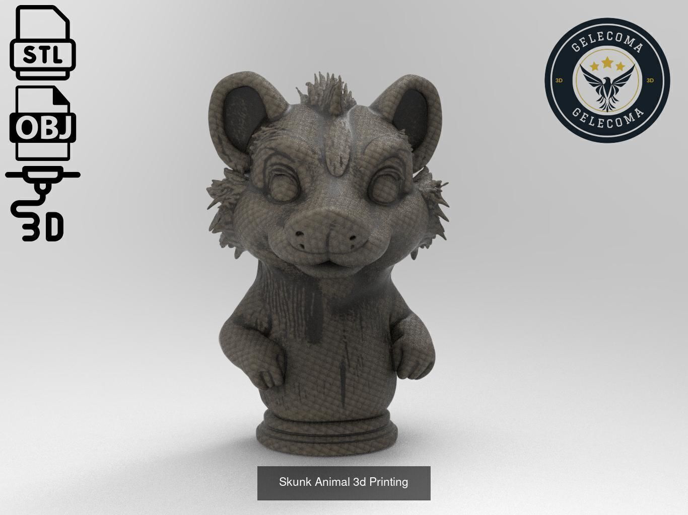 Animal 3D Printing Mega Pack - 92 Different Animal Stl Obj 3D Model Collection_24