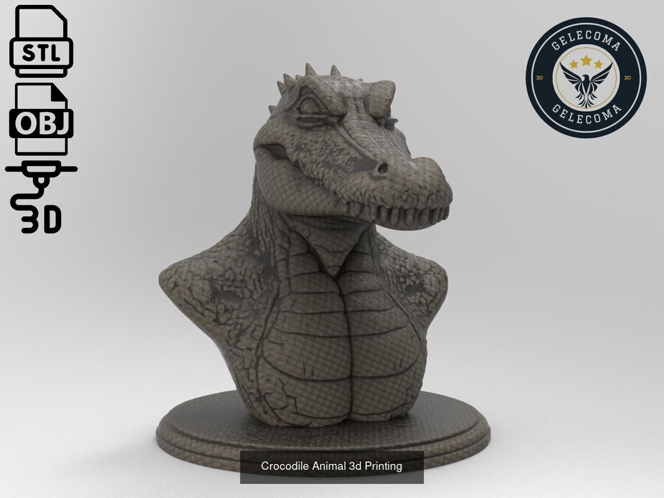 Animal 3D Printing Mega Pack - 92 Different Animal Stl Obj 3D Model Collection_81