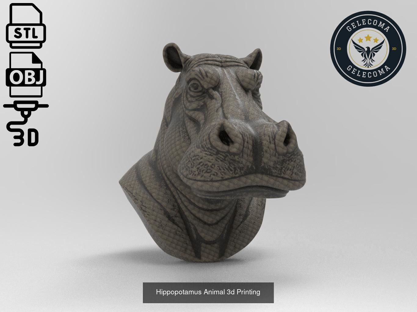 Animal 3D Printing Mega Pack - 92 Different Animal Stl Obj 3D Model Collection_63