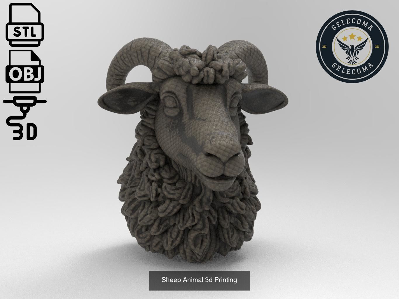 Animal 3D Printing Mega Pack - 92 Different Animal Stl Obj 3D Model Collection_25