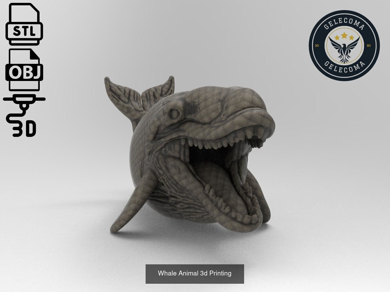 Animal 3D Printing Mega Pack - 92 Different Animal Stl Obj 3D Model Collection_14