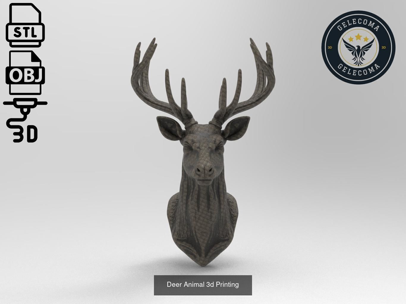 Animal 3D Printing Mega Pack - 92 Different Animal Stl Obj 3D Model Collection_80