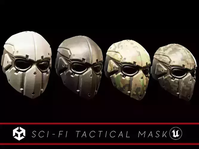 Sci-Fi Tactical Mask - 11 Colors