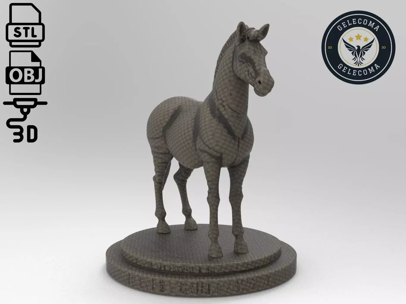 Zebra Printing Model 3D print model_0