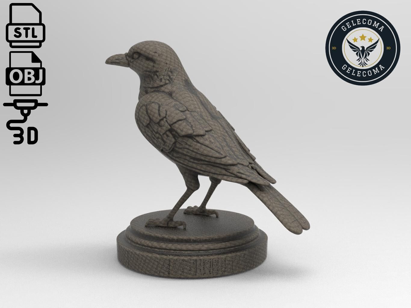 Sparrow Printing Model 3D print model_1