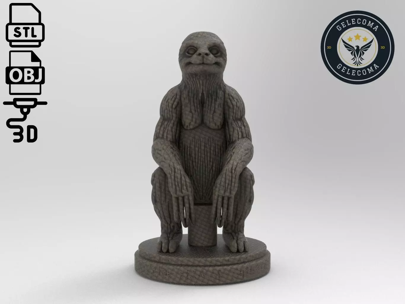 Sloth Animal Printing Model 3D print model_0