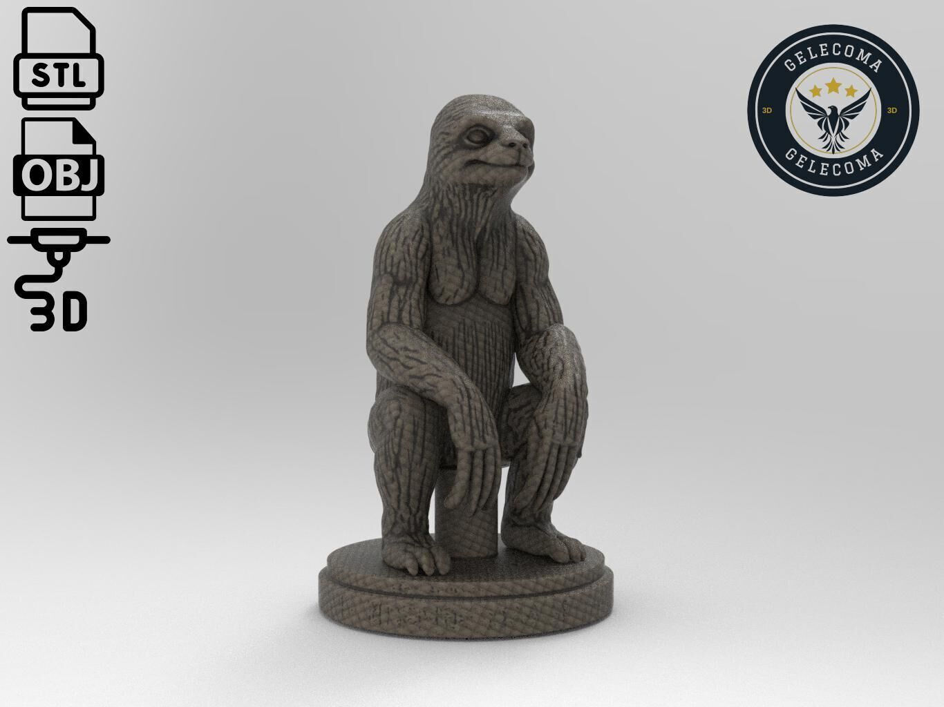 Sloth Animal Printing Model 3D print model_2