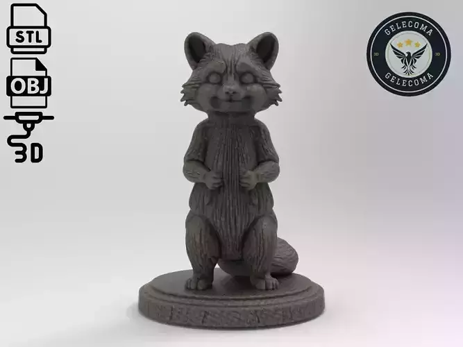 Raccoon Printing Model