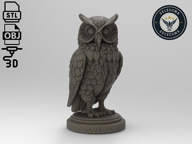 Owl Printing Model 3D print model