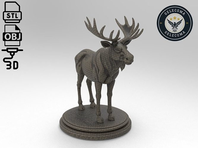 Moose Printing Model 3D print model