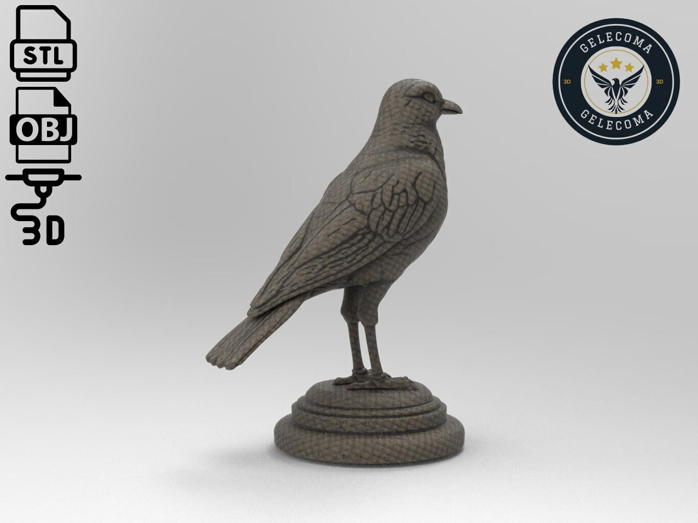 Magpie Printing Model 3D print model_2