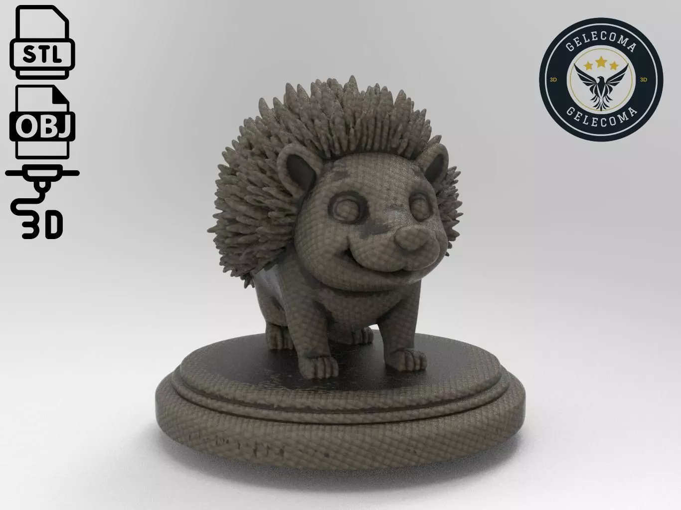 Hedgehog Printing Model 3D print model_0