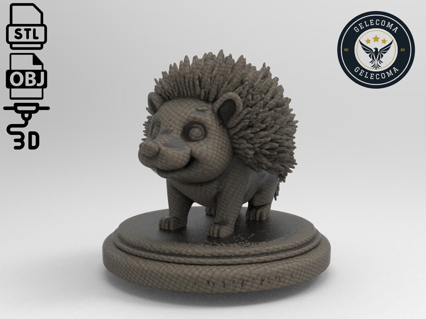 Hedgehog Printing Model 3D print model_1