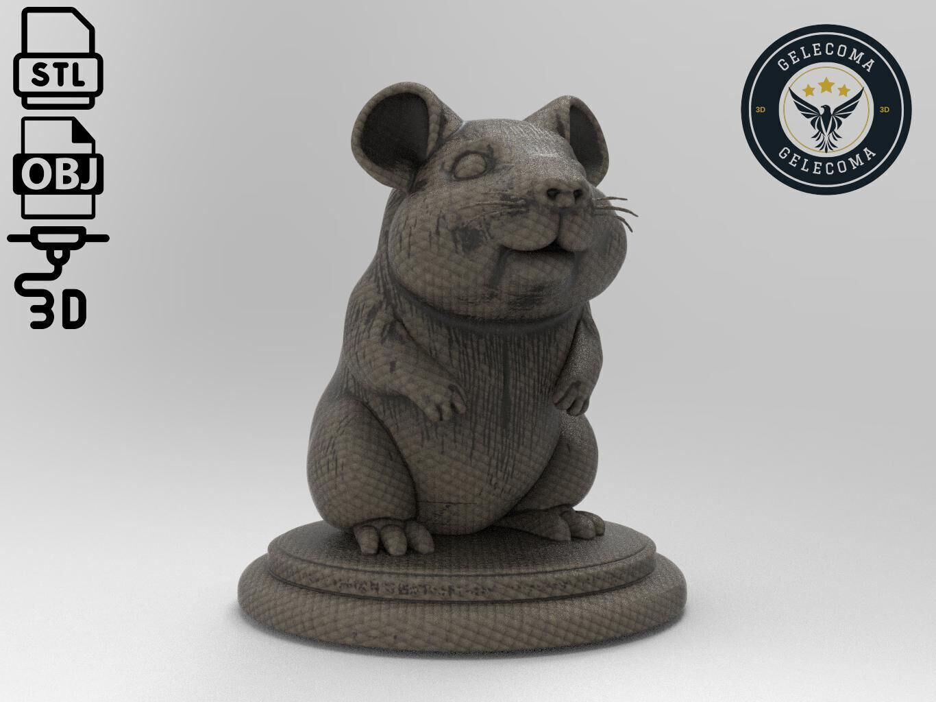 Guinea pig Printing Model 3D print model_2