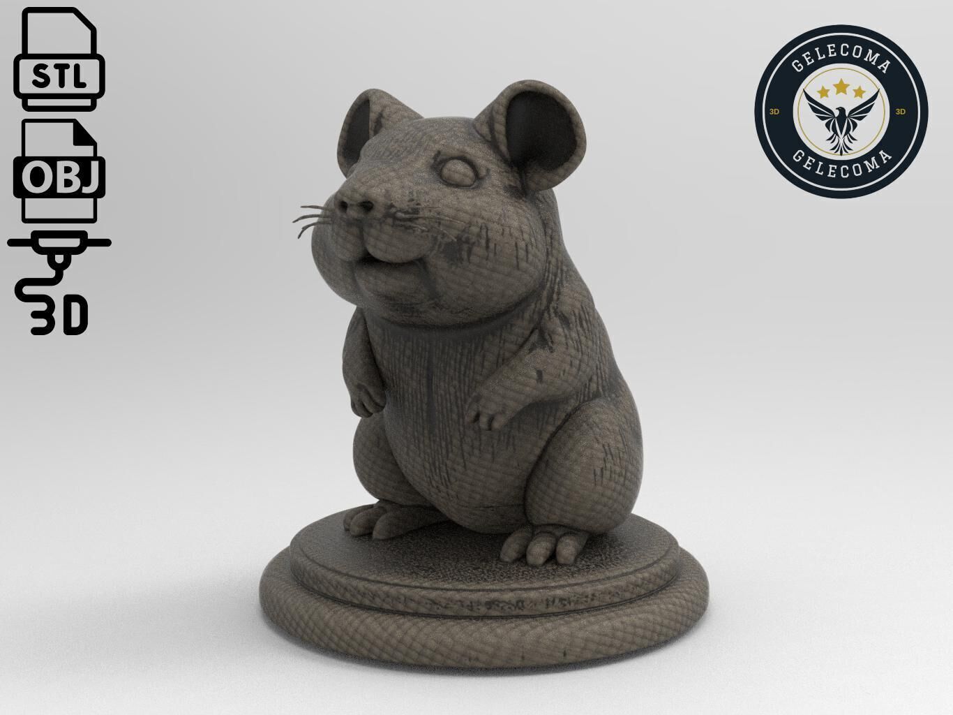 Guinea pig Printing Model 3D print model_1