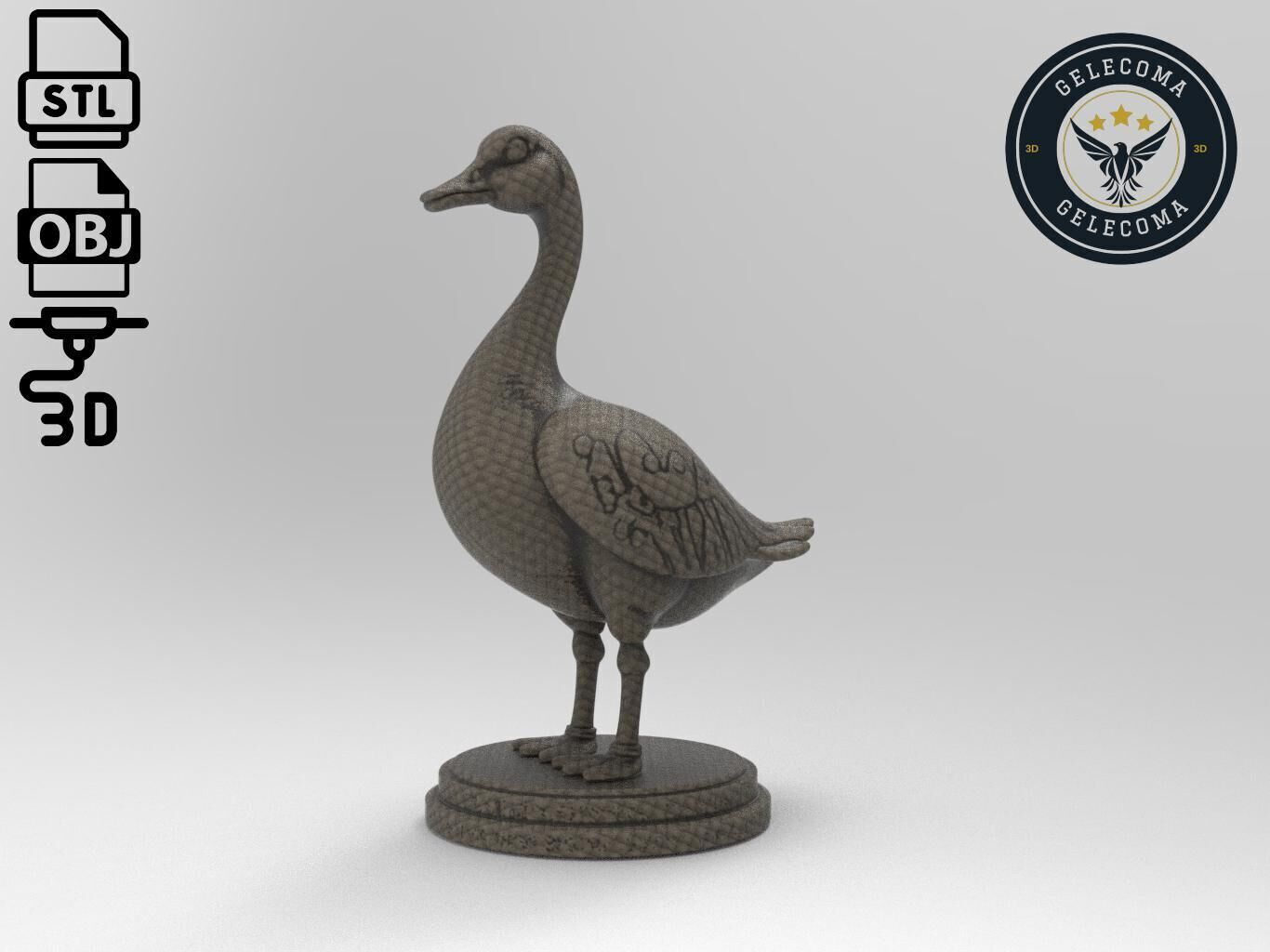 Goose Printing Model 3D print model_2