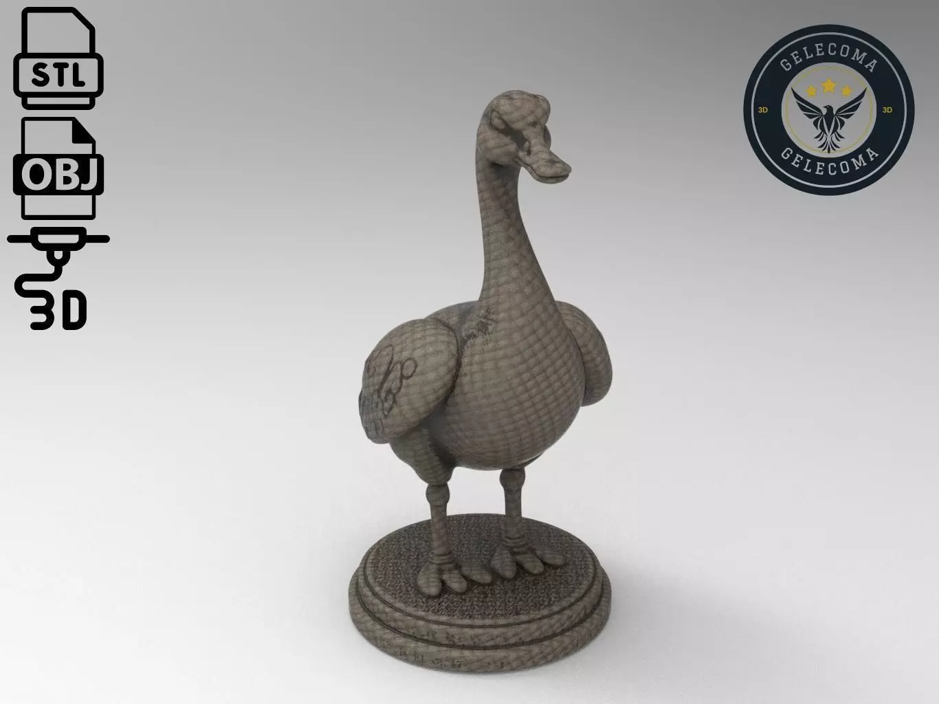 Goose Printing Model 3D print model_0