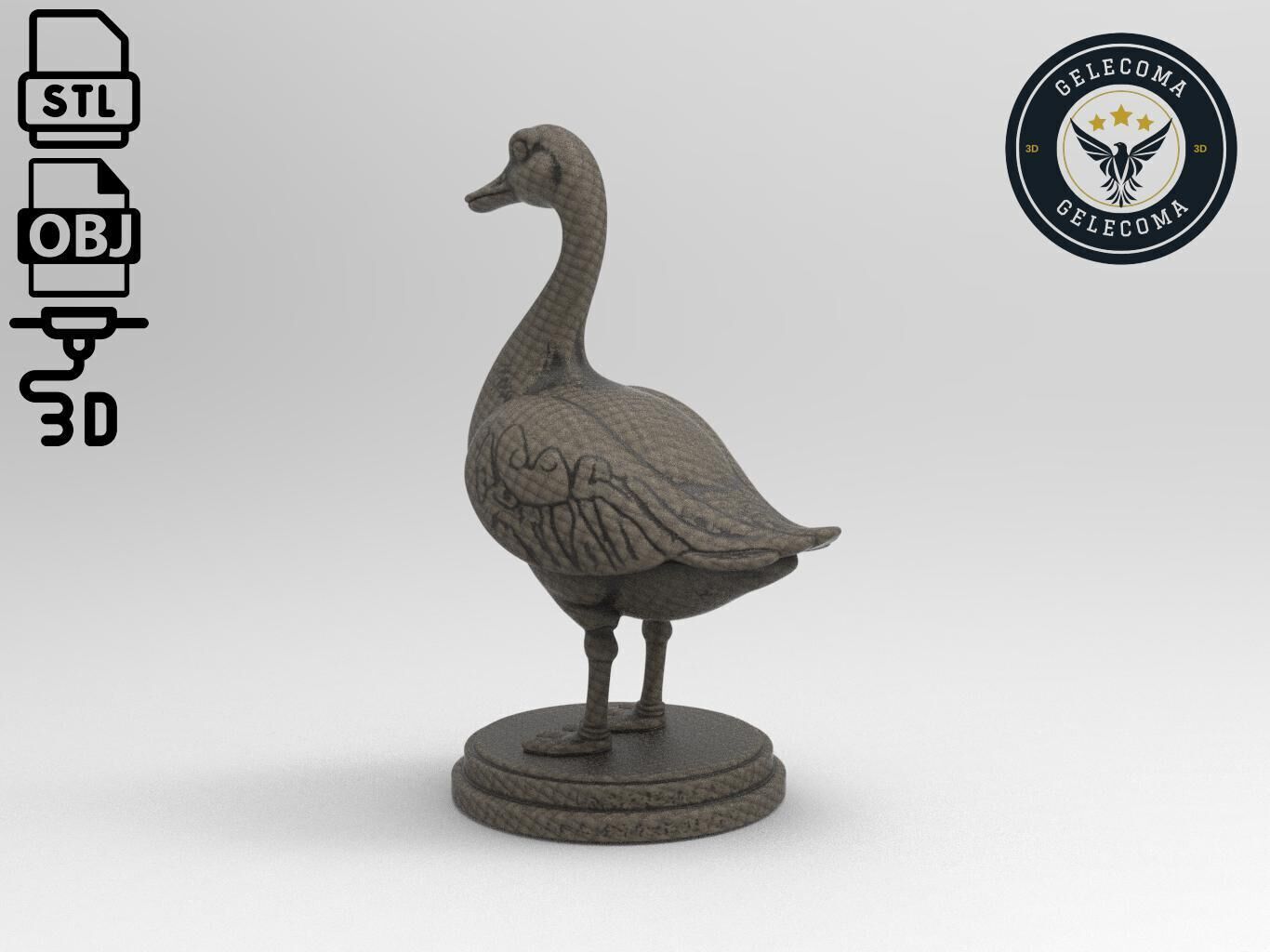 Goose Printing Model 3D print model_1